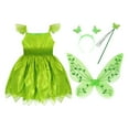 thumbnail image 6 of Girls Princess Fairy Elf Costume Dress Fancy Halloween Birthday Party Outfit, 6 of 6