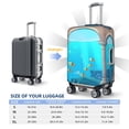 thumbnail image 4 of Hirioo Underwater Aquarium Arches for Elasticity Suitcase Cover (No luggage Included) Durable Luggage Protector Fits 18-32 Inch Luggage-Small, 4 of 7