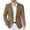 Light Brown, variant on COOFANDY Men's Knit Blazer Business Dress Suit Jacket Slim Fit Stretch Sport Coat