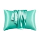 thumbnail image 2 of Funda de almohada de satén para cabello y piel, juego de 2 fundas de almohada de tamaño estándar y paquete de 2 fundas de almohada de satén suave (50,8 x 76,2 cm), 2 of 7