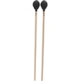 thumbnail image 2 of HUGFEGWE Keyboard Marimba Mallets, 1 Pair Soft Playing Yarn Head Mallet Replacement Comfortable with Maple Handle for Beginner for Percussion Instruments(black) CJB91-45896, 2 of 9