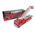 thumbnail image 2 of USToyOutlet Heroes To The Rescue Fire Engine Truck with Extending Ladder & Lights & Siren Sounds Bump & Go Action - Red, 2 of 7