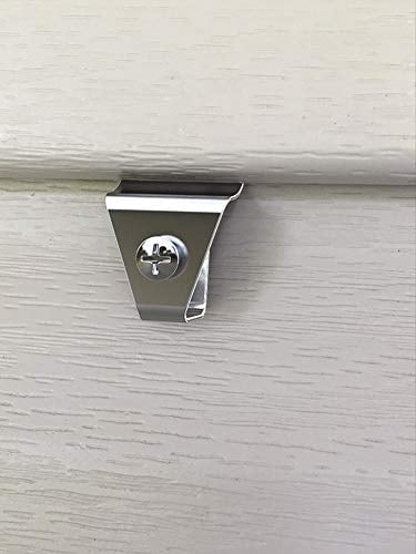 Stainless Steel Siding Mount No-Hole Needed Outdoor Siding Clips for Mounting Blink Outdoor Security Camera System Vinyl Siding Hooks for All-New Blink Outdoor Camera 12 Pack 