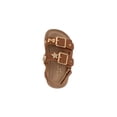 thumbnail image 6 of bebe Toddler Girl's Sandals – Adjustable Comfort Footbed Sandals with Charm, Glitter, Braid & Buckle Styles, 6 of 7
