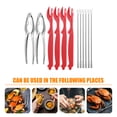 thumbnail image 3 of 12 piezas de herramientas para mariscos, alicates para cangrejos, tenedores, descascarador de patas de langosta, herramientas de cocina, 3 of 6
