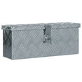 thumbnail image 1 of vidaXL Aluminium Box 48.5x14x20 cm Silver, 1 of 5