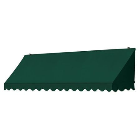 8' Traditional Awnings in a Box, Forest Green
