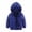 Navy, variant on Kids Winter down Coat with Hood Lightweight Zip up Warm Solid Color Puffer Jacket for Boy Girl 3-16 Years