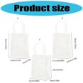 thumbnail image 3 of Clear Wedding Favor Bags 10Pack PVC Waterprevent Design Optional Size Convenient Handbag for Special Occasion Gifting Use Length 13 height 15, 3 of 4