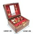 thumbnail image 4 of 1:12 Mini Dollhouse Furniture Set Tiny Jewelry with Decorative Accessories for Micro Scene & Makeup Storage, 4 of 8