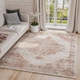 thumbnail image 2 of Babylon Vintage Rectangle Indoor Abstract Rug Ivory 7'9" x 10'2" Contains Latex 8' x 10' Living Room, Bedroom, 2 of 5