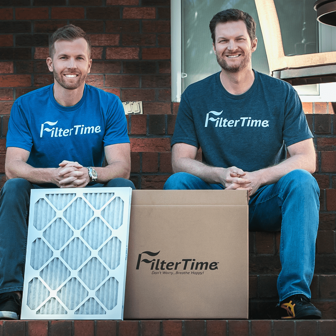 FilterTime 20x25x1 Pleated Air Filter, MERV 11, Allergen Preferred HVAC Furnace Air Filter, 4-Pack, Made in USA