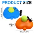 thumbnail image 3 of Single Player Tennis Trainer With Rope Suitable For Adult Or Child Beginners Equipped With 1 Rope For Elastic Tennis, 3 of 6
