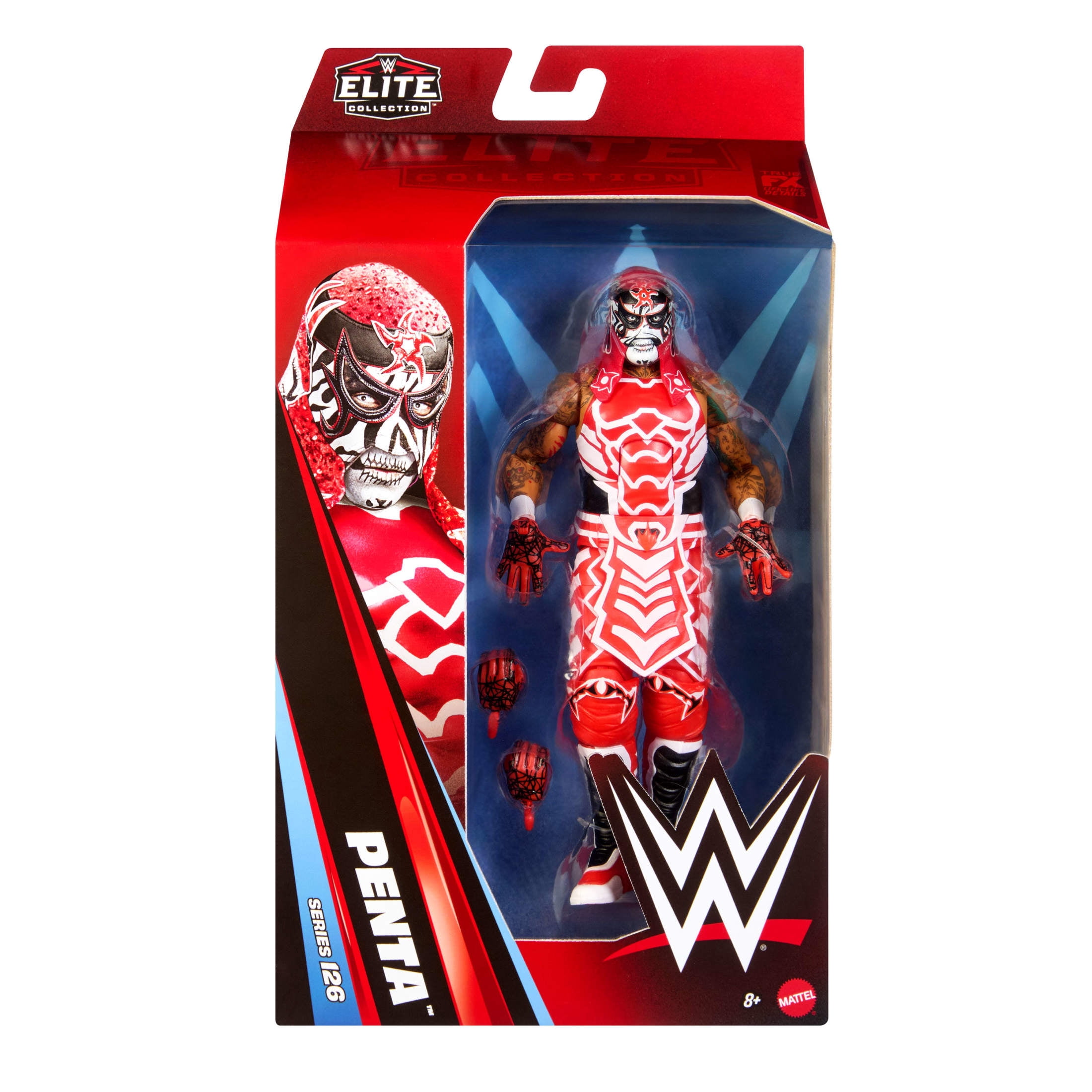 WWE Elite Penta Action Figure, Series #126, 6-inch Collectible with Accessories