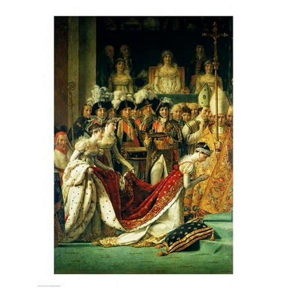 The Consecration of The Emperor Napoleon & The Coronation of The Empress Josephine Detail Poster Print by Jacques-Louis David - 24 x 36 in. - Large