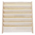 thumbnail image 3 of Children Kids Book Shelf 6 Tier Storage Rack Organizer Bookcase Bookshelf Wooden, 3 of 17