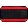thumbnail image 1 of LAICAIW Four Seasons Universal Armrest Box Mat, Carbon Fiber Leather Embossing, Waterproof Armrest Cover Center Console Mat, Car Armrest Seat Cover (Red), 1 of 7