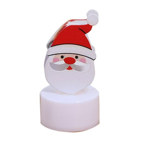 

TIIFSWHS Christmas Candle Lights 7 Cute Patterns for Christmas Christmas Eve Christmas Decoration Christmas Lights Duplex Wall Plate Night Light Kids Night Lamp Star Light Projec