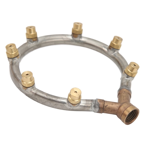 Boquilla Atomizadora Boquilla Pulverizadora Multi Cabezal Ajustable de Acero Inoxidable con Cabezal Lavable Desmontable Boquilla Anular Multifuncional para Jardín Agrícola ANGGREK Otros