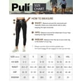 thumbnail image 5 of PULI Women's Pants Running Jogger Sweatpants with Pockets （Black M）, 5 of 7