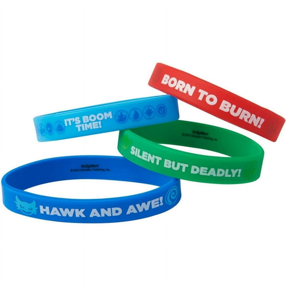 Skylanders Party Favor Rubber Bracelets, 4ct