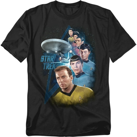 Star Trek Men's Among The Stars T-shirt Black