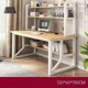 thumbnail image 1 of Shelf Single Office Desks - Write Computer Workbench - Student Office Desks - Simplicity Home Rangement Bureau - Home Furniture QF50OD My Lux Decor Round, 1 of 15