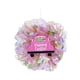 thumbnail image 2 of Corona de Pascua para Puerta | Diseño de Camión de Primavera de Malla Rosa | Corona Floral Decorativa de 42 Cm para Puerta de Entrada, Paredes, Decoración Del Hogar, Interior y Exterior, Regalo para, 2 of 6