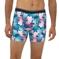 thumbnail image 2 of Men'S Boxer Briefs, Dancing Cat Soft And Breathable Mens Underwear Boxer Briefs With Widen Waist, 2 of 2