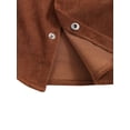 thumbnail image 6 of Gureui Toddler Baby Boys Girls Corduroy Jacket Kids Button Down Long Sleeve Shirt Fall Winter Coats Tops Outwear, 6 of 6