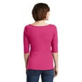thumbnail image 2 of District Made Women's 3/4 Sleeve Boat Neck T-Shirt, 2 of 6