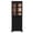 Black-04, variant on 70" Tall Pantry Cabinet, Wood Closet with 2 Doors and 3 Shelves, Modern Kitchen Storage with Adjustable Shelves, Space Saving Cupboard for Bathroom