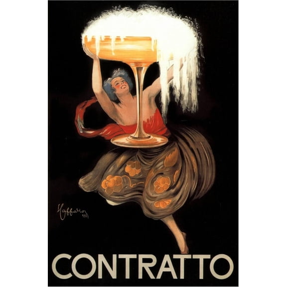 Art.com Contratto Stretched Canvas Print Wall Art by Leonetto Cappiello, 12" x 18"