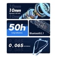 thumbnail image 7 of on Wireless Earbuds,Bluetooth 5.4 Ear Bud LED Power Display Headphones Bass Stereo,Bluetooth Earbuds in-Ear Noise Cancelling Mic,40H Playback Mini Case IP7 Waterproof Sports Earphones, 7 of 7