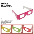 thumbnail image 4 of Lot de 20 Lunettes 3D pour Usage Domestique Design Cadre Plat Rouge Léger et Portable, 4 of 8