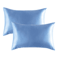 thumbnail image 3 of Funda de almohada Funda de almohada transpirable Funda de cojín para la cabeza de tela Funda de almohada de color sólido para cama, Azul claro Advancent HA003270-08, 3 of 7