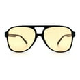 thumbnail image 3 of Mens Iconic Large Tear Drop Racer Plastic Fashion Sunglasses Black - Beige, 3 of 8