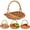 1pcs*l, variant on 2026 NEW Handwoven Rattan Garden Basket with Handle, Versatile Harvest Tote for Vegetables Fruits Flowers, Rustic Wedding Decor Gift
