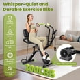 thumbnail image 6 of LNOW 4-in-1 Folding Stationary Upright Recumbent Exercise Bike Machine Home 300 Lbs Adjustable Height Easy to Get On/Off, 6 of 8