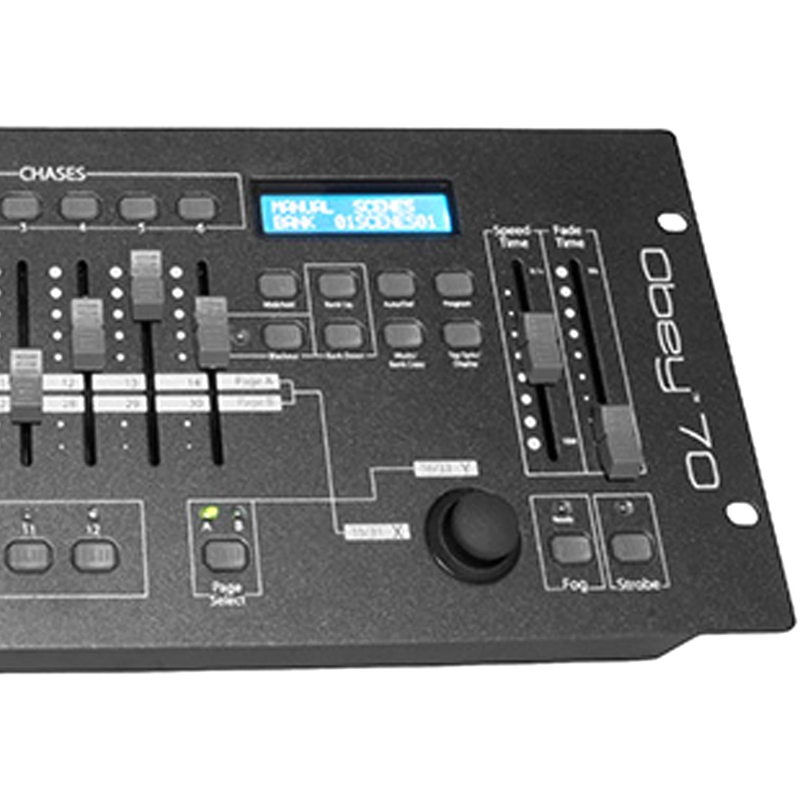 Chauvet DJ Obey 70 Universal DMX Lighting Controller with Case Package