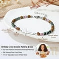 thumbnail image 3 of NICKSUN Cross Beaded Bracelet Gifts for Women: Christian Gifts for Women - Birthday Christmas Bracelet Gift for Friends Daughter Mom Sister in Christ Niece - Confirmation Baptism Easter Gift, 3 of 6