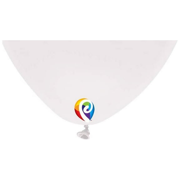 50 Pioneer Pearl White Balloons 12"