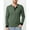 Army Green, variant on Striped Shirts for Men Half Button Long Sleeve Henley T-shirt Casual Soft Comfort Loose Fit Pullover