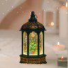Farolillo navideño decorativo, luz nocturna, lámpara de escritorio, farolillo de agua iluminado, decoración para el hogar, suministros para fiestas navideñas, 110 ml