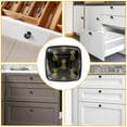 thumbnail image 4 of 4 Pcs Cabinet Handle Drawer Pulls Pineapple Knobs with Screws Square Furniture Office Cabinet Knob Decoration, 4 of 5