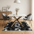 thumbnail image 3 of ODIKA 5'x7' Washable Area Rug Easy Care, Non-Shedding, Pet Friendly, Gothic Witchy Vintage Mystical Mirrored Academia Galaxy Death Moth Refined for Small Living Room, Bedroom, 3 of 7