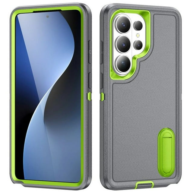 Funda para Teléfono Samsung Galaxy S26 Ultra 5G de 6,9" con Soporte Incorporado, Funda Protectora Resistente a Prueba de Golpes/polvo/caídas de Grado Militar para Samsung Galaxy S26 Ultra 5G, Gris