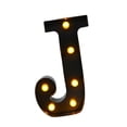 thumbnail image 4 of Lámpara de letras de marquesina, luz de letras de marquesina LED, letrero con alfabeto iluminado para fiestas, dormitorios, cumpleaños, aniversarios, J 539 x 858 x 157 pulgadas, 4 of 8