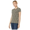 Lucky Brand Crew Neck Printed Tee Green Multi