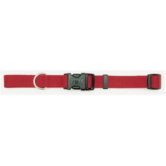 Animal Supply Company CO69711 1 in. Réglable Col en Nylon&44; Rouge - 20 in.